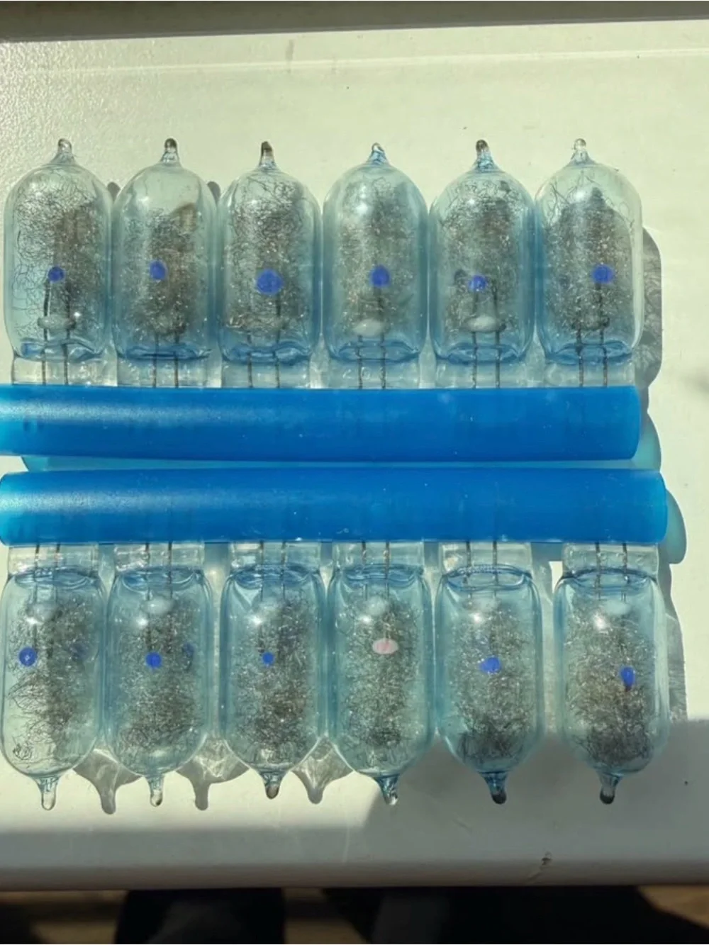 Vintage Sylvania AG1B Blue Dot Flashbulbs - Box of 12